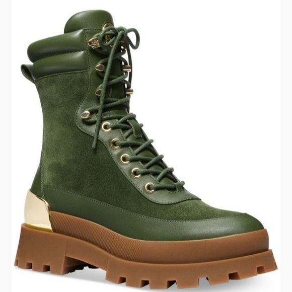 Michael Kors Rowan Combat Boots - Picture 1 of 12